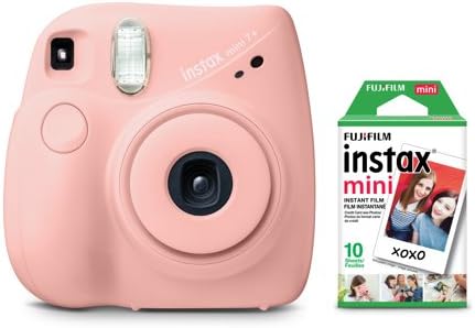 Fujifilm 600021780 Instax Mini 7+ Pink Camera Bundle