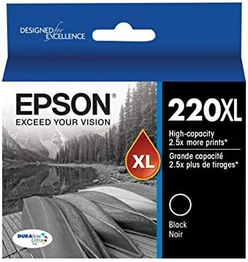 Epson T220XL120-S DURABrite Black Ink Cartridge High Capacity
