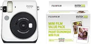 Fujifilm Instax Mini 70 Instant Camera + 60 Film Pack