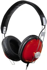 Panasonic RP-HTX7E-R Monitor Headphones Red Retro Style