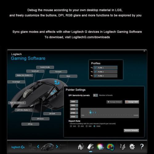 Logitech MR0076 G502 Hero Gaming Mouse