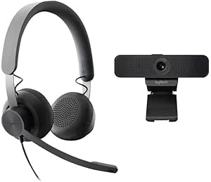 Logitech 991-000341 C925e Zone Wired Webcam Headset Kit