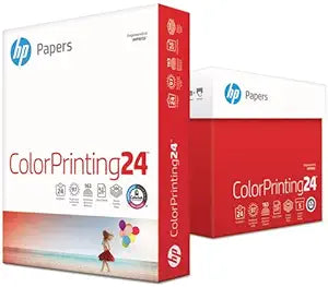 HP ColorPrinting24 Ultra White 24lb Letter Paper 5 Ream Case