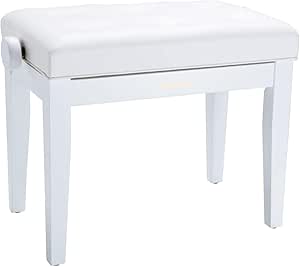 Roland RPB-300WH Adjustable Piano Bench - Satin White — main product image