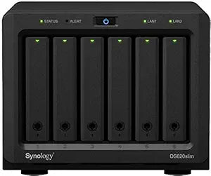 Synology ASIOC15 DiskStation DS620slim 6TB SSD NAS Server