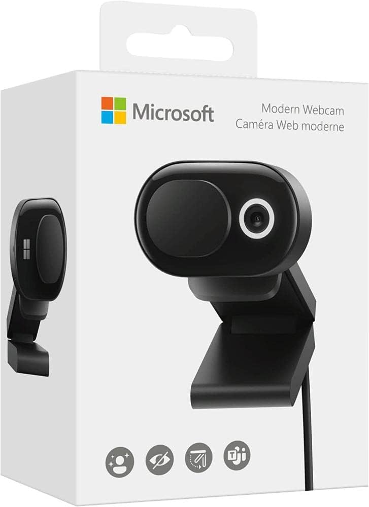 Microsoft 8L3-00001 Modern Webcam - Noise Cancelling, HDR