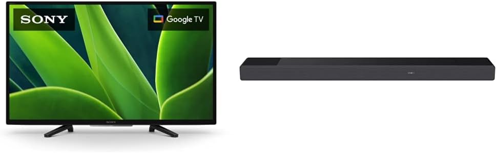 Sony W830K Series 32" 720p TV with HT-A7000 Soundbar