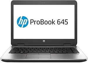 HP ProBook 645 G3 14" Laptop - AMD A10-8730B, 8GB RAM, 256GB SSD (Renewed)