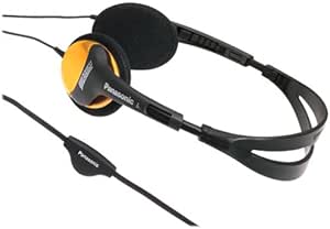 Panasonic RPHT65Y Basic Lightweight Headphones Yellow