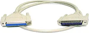 Monoprice 101592 DB25 Male to Female Molded Cable 6ft