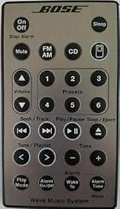 Bose Wave Music System Remote Control Silver Renewed