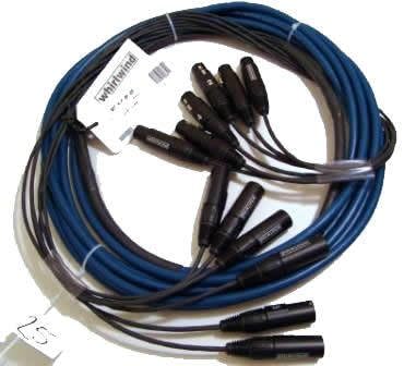 Whirlwind MT-4-F-M-10 4-Channel XLR Snake Cable