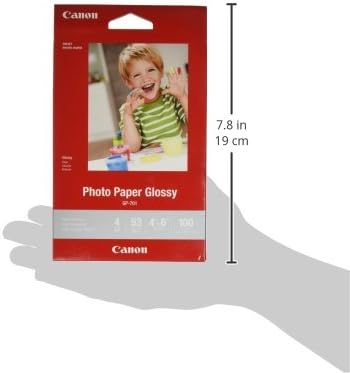 Canon 1433C001 Ink Glossy 4x6 Photo Paper - 100 Sheets