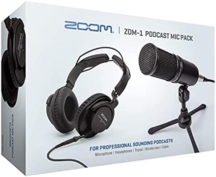 Zoom ZDM 1 2-Person Podcast Mic Pack - with Boom Arms