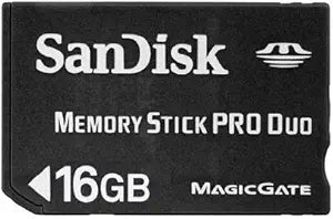 SanDisk SDMSPD-016G-B35 16GB Memory Stick PRO Duo — main product image