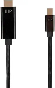 Monoprice 139031 Mini DisplayPort to HDMI 4K Cable 1M