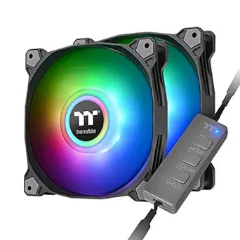 Thermaltake CL-F115-PL12SW-B Pure Duo 120mm ARGB Fan — main product image