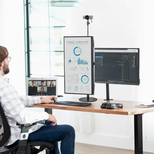 AYIZON Telescopic Webcam Stand with Metal Ball Head — main product image