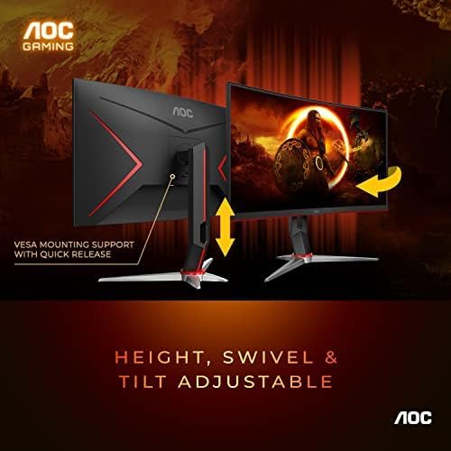 AOC C27G2Z 27" Curved 240Hz 0.5ms FHD FreeSync Gaming Monitor