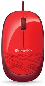 Logitech 910-002942 M105 Red USB Mouse — main product image