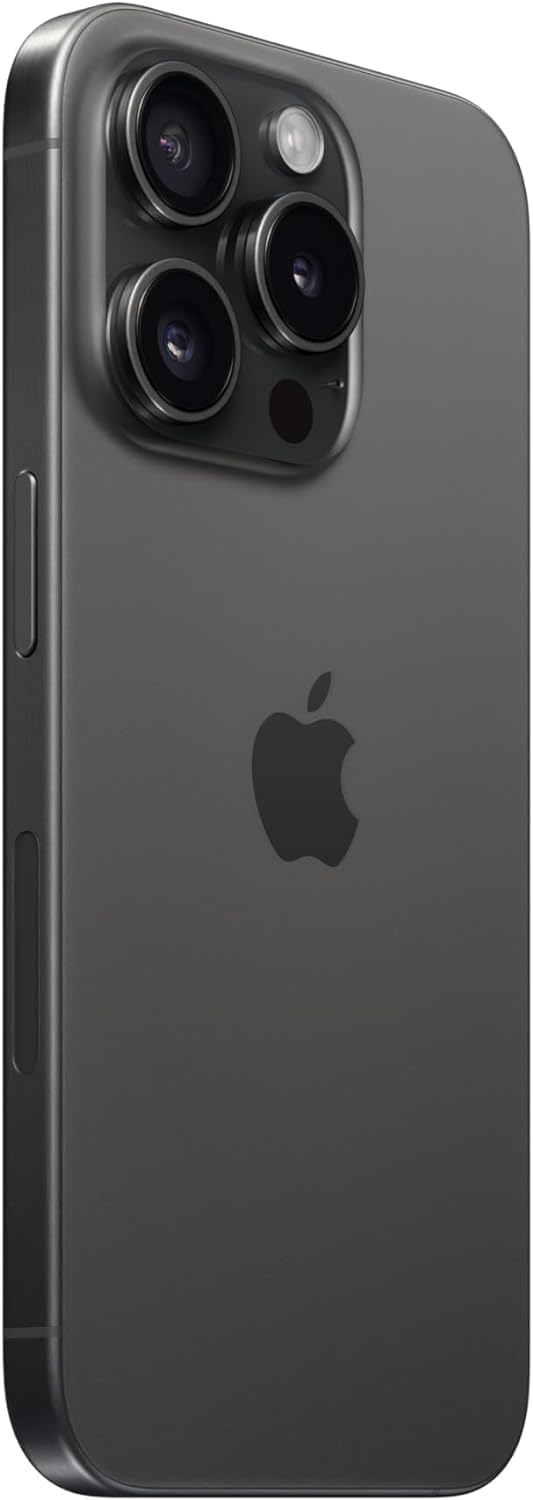 Apple MTQW3LL/A iPhone 15 Pro 512GB Black Titanium Renewed