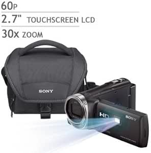 Sony PJ350 Camcorder with Projector Full HD Bundle