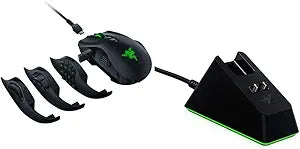 Razer Naga Pro Wireless Gaming Mouse Charging Dock Bundle