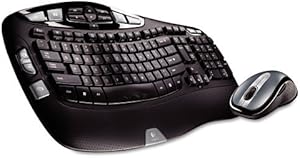 Logitech Wireless Desktop Wave - Ergonomic Keyboard and Mouse Combo