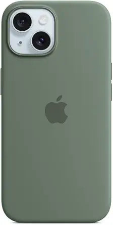 Apple iPhone 15 Cypress Silicone MagSafe Case — main product image