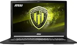 MSI WE73 8SK-292 Mobile Workstation i7 Laptop Renewed