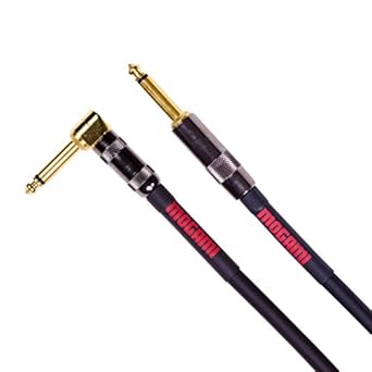 Mogami OD GTR 12R Guitar Instrument Cable 1/4" Right Angle