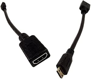 EVGA LYSB00GI2VW8S-CMPTRACCS HDMI Female to Mini-HDMI Male Cable