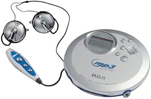 RCA RP2488 Portable CD MP3 Player SmarTrax Silver