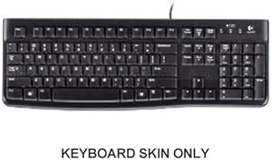 Logitech K120 MK120 920-002478 Clear Keyboard Cover — main product image