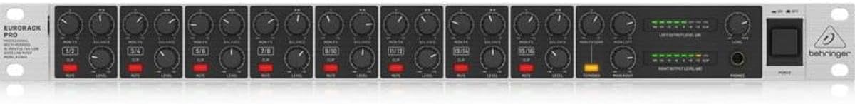 Behringer RX1602 V2 Rackmount Line Mixer - 16-Input Submixer