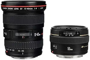 Canon Advanced Two Lens Kit - 50mm & 17-40mm - Renewed