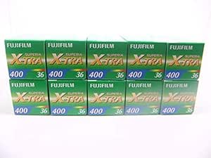 Fujifilm 4332059357 Superia X-tra 400 35mm Color Film (10 Rolls)