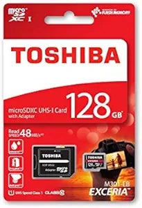 Toshiba THN-M301R1280EA 128GB Micro SDXC Card — main product image