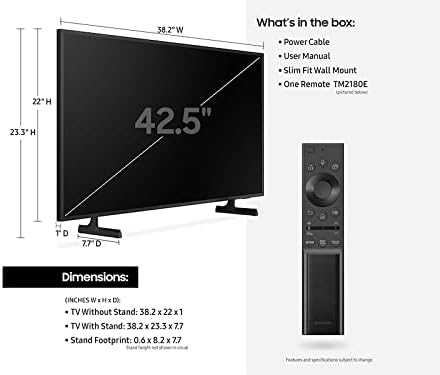 Samsung QN43LS03AA 43" Frame 4K Smart TV + HW-A450 Soundbar (Used)