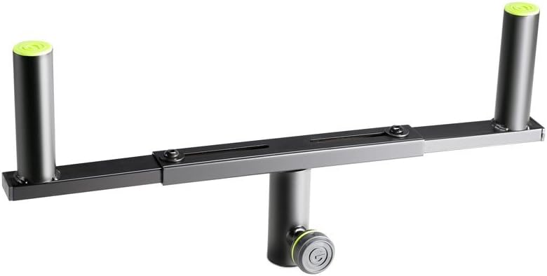 Gravity GRGSAT36B Black Speaker Stand T-Bar — main product image