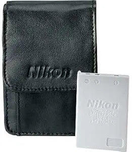 Nikon Coolpix P3 P4 Leather Case Battery Kit