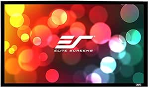 Elite Screens ER92WH1 Sable Frame 92-inch Projection Screen