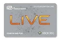 Microsoft 882224058650 Xbox 360 Live 13-Month Gold