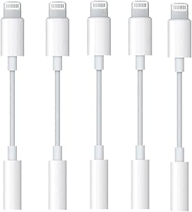 Apple Adapter Lightning to 3.5mm Headphone Jack (5 Pack)