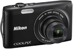 Nikon S3200B COOLPIX 16MP 6X Zoom Camera