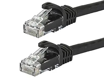 Monoprice 111206 Cat5e 0.5ft Black Ethernet Cable