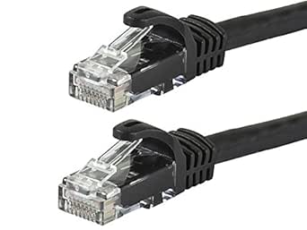 Monoprice 111352 Flexboot Cat5e Ethernet Patch Cable 5ft Black
