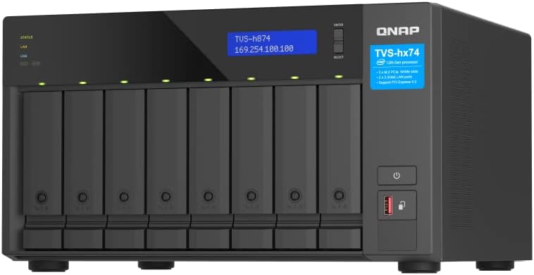 QNAP TVS-h874-i5-32G 8-Bay High-Speed Desktop NAS — main product image