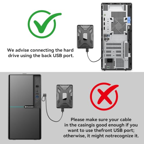 Kfwfuaee 1TB Portable External Hard Drive with Type-C — main product image