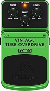 Behringer TO800 Vintage Tube Overdrive Guitar Effects Pedal